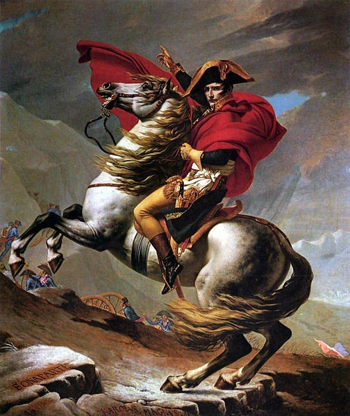 Saint-Bernard Geçidi'nde Napoleon