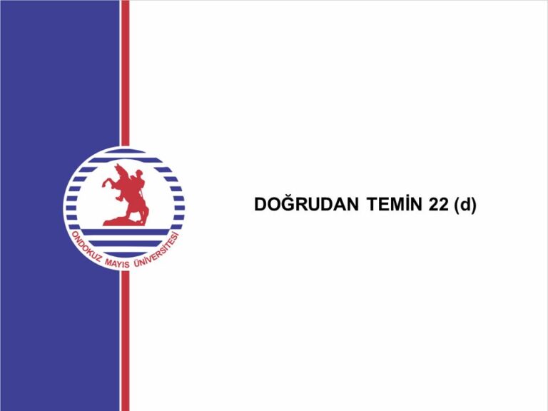 dogrudan temin d limitleri