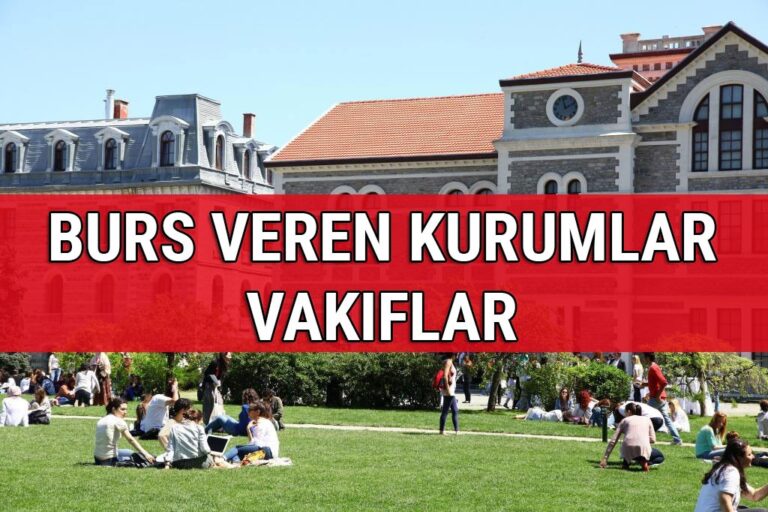 universitelilere aylik burs veren vakiflar sirketler dernekler